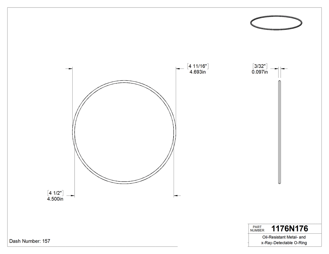Technical drawing - 1176N176